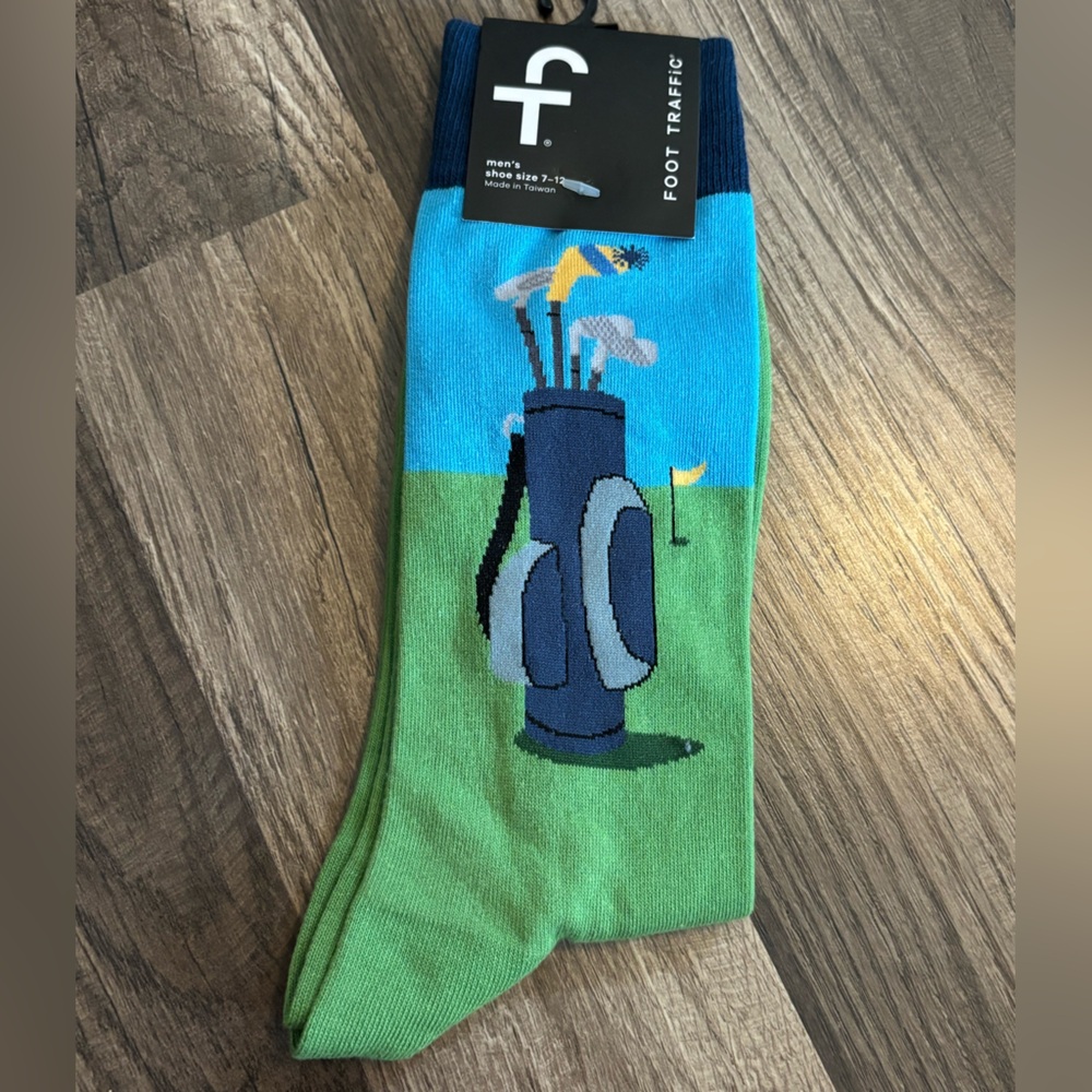 NWT Foot Traffic Men's golf socks